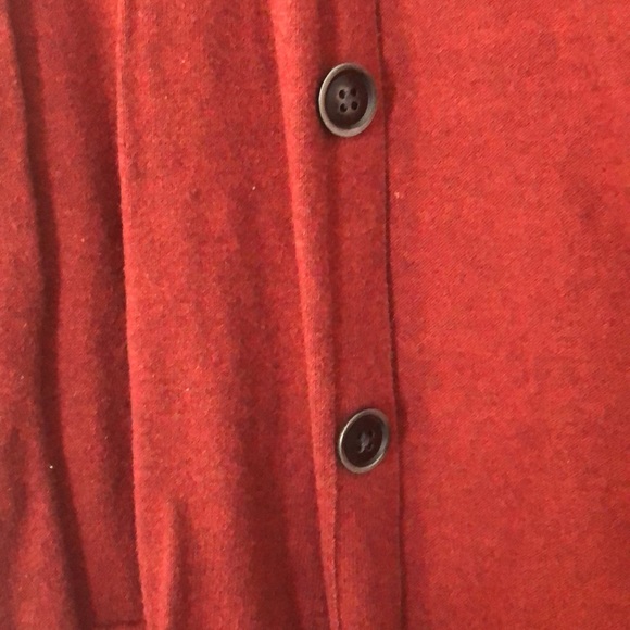 Men’s burnt orange cardigan - Picture 2 of 3